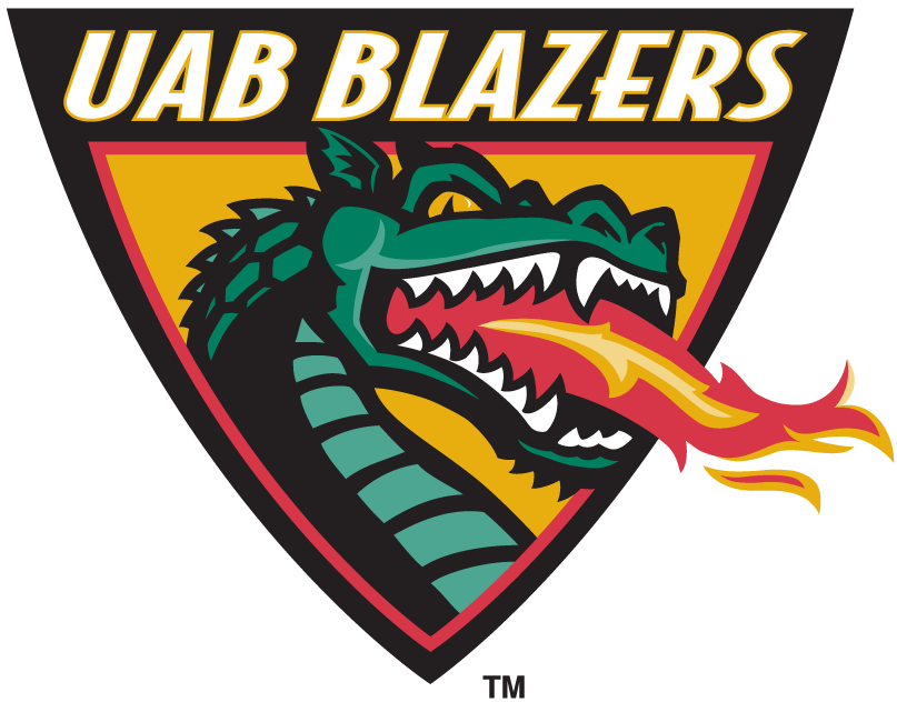 UAB Blazers 1996-2014 Primary Logo vinyl decal